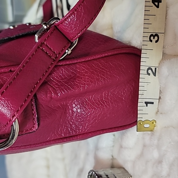 Nicole by Nicole Miller Faux Leather Hot Pink Crossbody Bags - Picture 4 of 4